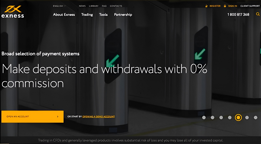 How to open an Exness trading account