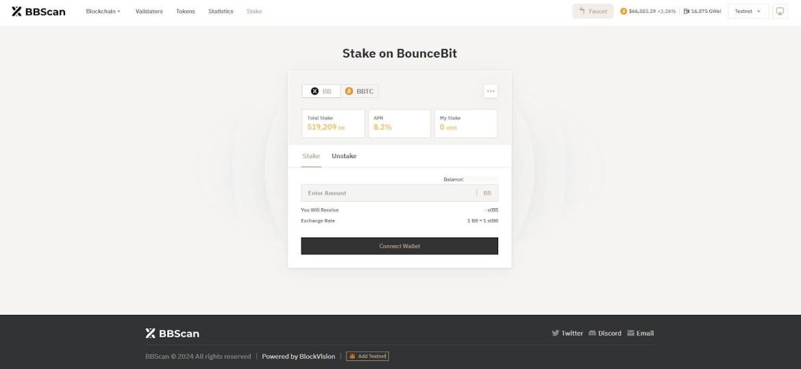 BBScan testnet interface