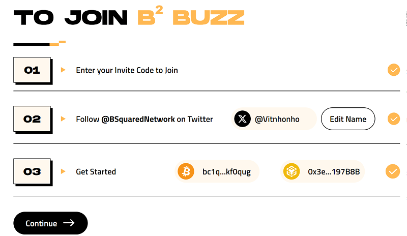 Take part in the B² buzz campaign