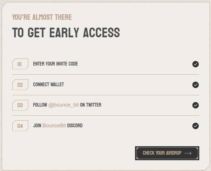 Perform the missions of BounceBit