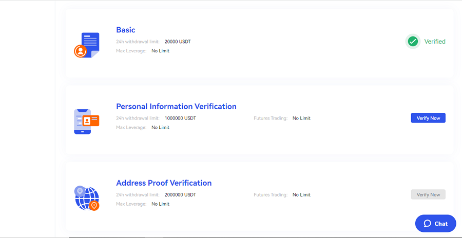 Blofin Sign-up and KYC process