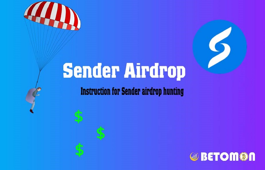 Instruction for Sender airdrop hunting