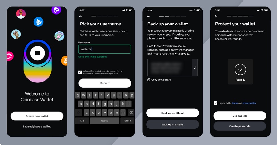 Creating a completely new wallet