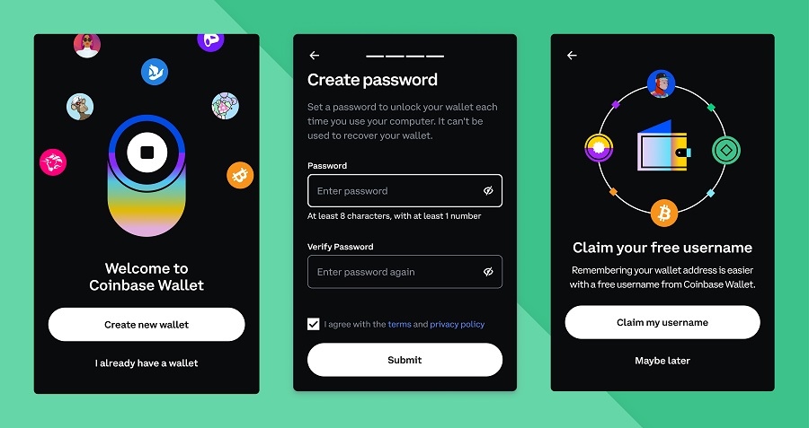 Creating a completely new wallet