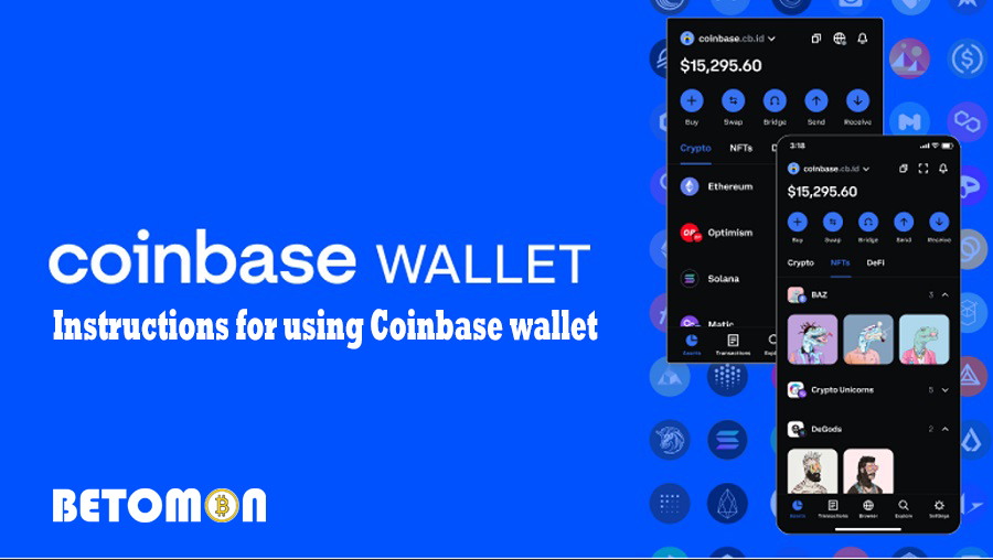 Instructions for using Coinbase wallet